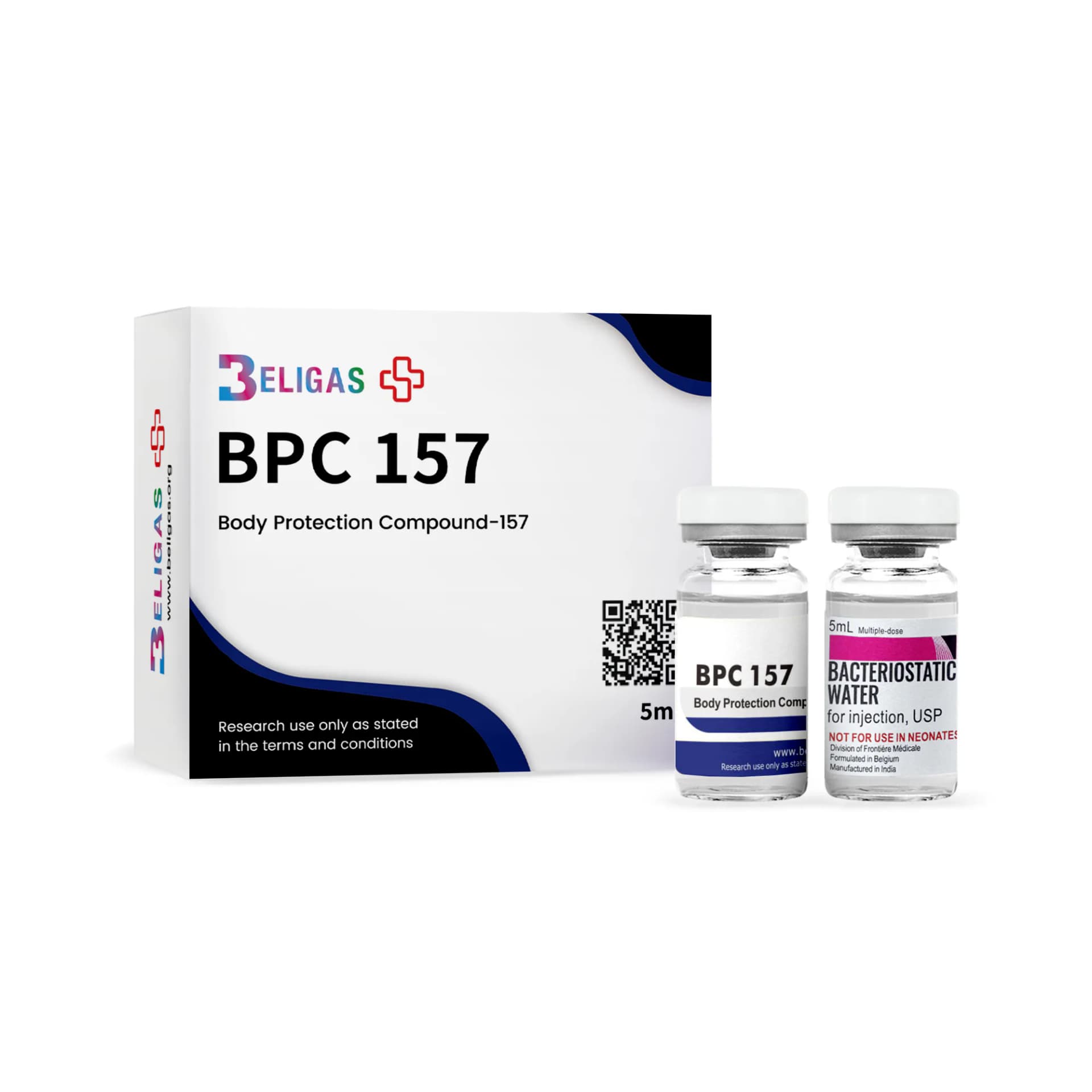 Beligas Pharmaceuticals BPC-157, 2 mg · Vial